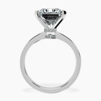 Platinum Ember Secret Halo Lab Diamond Ring side right image one