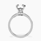 Platinum Ember Secret Halo Lab Diamond Ring side right image one