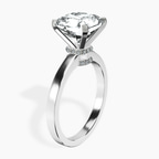 Platinum Ember Secret Halo Lab Diamond Ring standing product image one