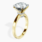 10kt Yellow Gold Ember Secret Halo Lab Diamond Ring standing product image one
