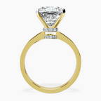 18kt Yellow Gold Ember Secret Halo Lab Diamond Ring side right image one