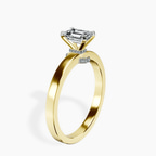 10kt Yellow Gold Ember Secret Halo Lab Diamond Ring standing product image one