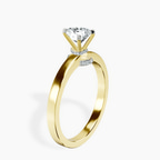 10kt Yellow Gold Ember Secret Halo Lab Diamond Ring standing product image one