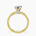 10kt Yellow Gold Ember Secret Halo Lab Diamond Ring side right image one