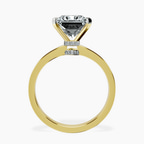 14kt Yellow Gold Ember Secret Halo Lab Diamond Ring side right image one