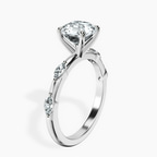 Platinum Sheryl Marquise Side Stone Lab Diamond Ring standing product image one