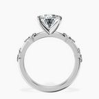 2.81 ct. pear Sheryl Ring in 10kt white gold side right image one