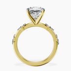 14kt Yellow Gold Sheryl Marquise Side Stone Lab Diamond Ring side right image one