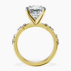 18kt Yellow Gold Sheryl Marquise Side Stone Lab Diamond Ring side right image one