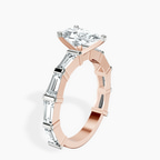 1.38 ct. pear Gizele Ring in 14kt rose gold standing product image one