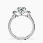 1.89 ct. pear Lavinia Ring in 14kt white gold side right image one