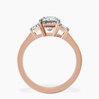 1.49 ct. cushion Daria Ring in 10kt rose gold side right image one