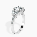 2.82 ct. round Daria Ring in 14kt white gold standing product image one