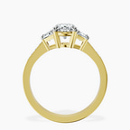 2.06 ct. oval Daria Ring in 14kt yellow gold side right image one