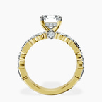 2.05 ct. radiant Enchanted Bliss Ring in 10kt yellow gold side right image one