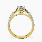 9ct Yellow Gold Opalina Charm Side Stone Lab Diamond Ring side right image one