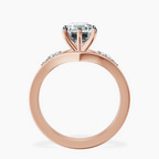 9ct Rose Gold Celestial Splendor Lab Diamond Ring side right image one