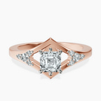 18kt Rose Gold Celestial Splendor Lab Diamond Ring front image