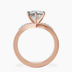 9ct Rose Gold Celestial Splendor Lab Diamond Ring side right image one