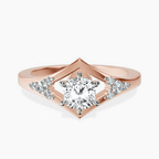 18kt Rose Gold Celestial Splendor Lab Diamond Ring front image