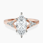 14kt Rose Gold Celestial Splendor Lab Diamond Ring front image