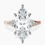 14kt Rose Gold Celestial Splendor Lab Diamond Ring front image