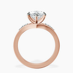 14kt Rose Gold Celestial Splendor Lab Diamond Ring side right image one