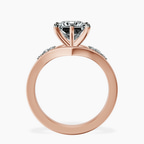 9ct Rose Gold Celestial Splendor Lab Diamond Ring side right image one