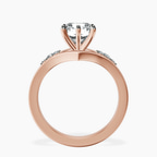 9ct Rose Gold Celestial Splendor Lab Diamond Ring side right image one