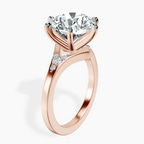 14kt Rose Gold Celestial Splendor Lab Diamond Ring standing product image one