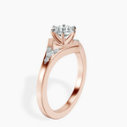 10kt Rose Gold Celestial Splendor Lab Diamond Ring standing product image one