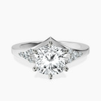 9ct White Gold Celestial Splendor Lab Diamond Ring front image