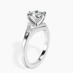 9ct White Gold Celestial Splendor Lab Diamond Ring standing product image one