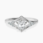 Platinum Celestial Splendor Lab Diamond Ring front image