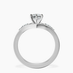 Platinum Celestial Splendor Lab Diamond Ring side right image one