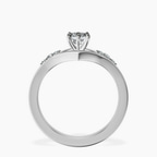 Platinum Celestial Splendor Lab Diamond Ring side right image one