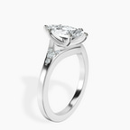 1.39 ct. marquise Celestial Splendor Lab Diamond Ring in platinum standing product image one