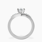 1.39 ct. marquise Celestial Splendor Lab Diamond Ring in platinum side right image one