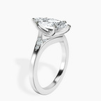 9ct White Gold Celestial Splendor Lab Diamond Ring standing product image one