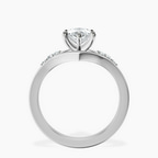 9ct White Gold Celestial Splendor Lab Diamond Ring side right image one