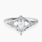 Platinum Celestial Splendor Lab Diamond Ring front image