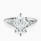 9ct White Gold Celestial Splendor Lab Diamond Ring front image