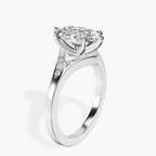 9ct White Gold Celestial Splendor Lab Diamond Ring standing product image one