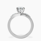 9ct White Gold Celestial Splendor Lab Diamond Ring side right image one