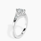 Platinum Celestial Splendor Lab Diamond Ring standing product image one