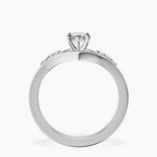 Platinum Celestial Splendor Lab Diamond Ring side right image one