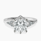 9ct White Gold Celestial Splendor Lab Diamond Ring front image