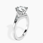 9ct White Gold Celestial Splendor Lab Diamond Ring standing product image one