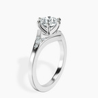 Platinum Celestial Splendor Lab Diamond Ring standing product image one