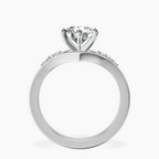 Platinum Celestial Splendor Lab Diamond Ring side right image one